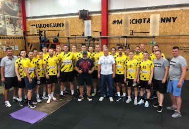 Посетили тренировку 💛«СГАУ-Саратов»🖤 в спортивном клубе «Максюта Юнион».